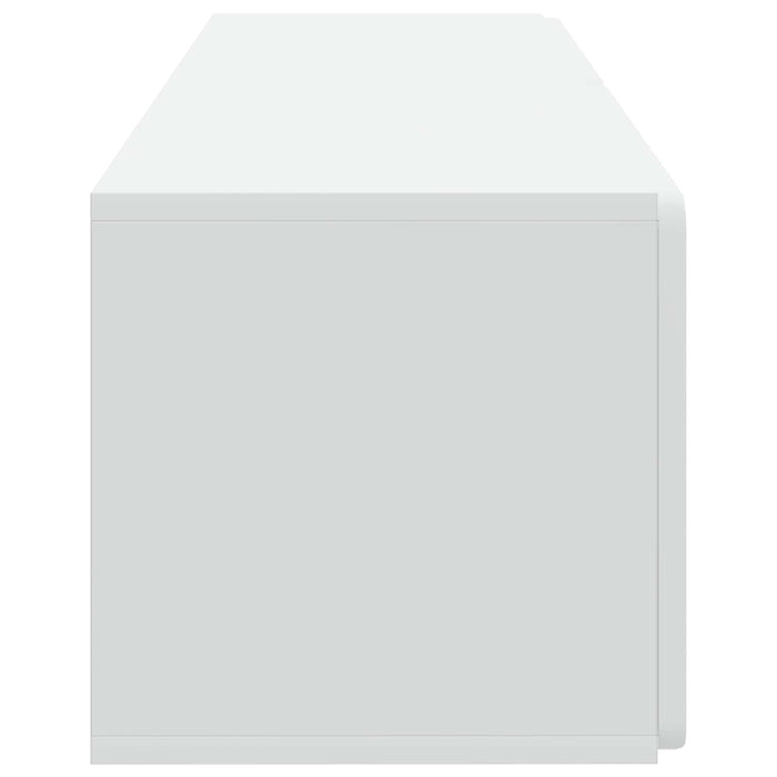 Oglindă TV montată pe perete Alb 98 x 31 x 30 cm Lemn prelucrat - WALTI WALTI