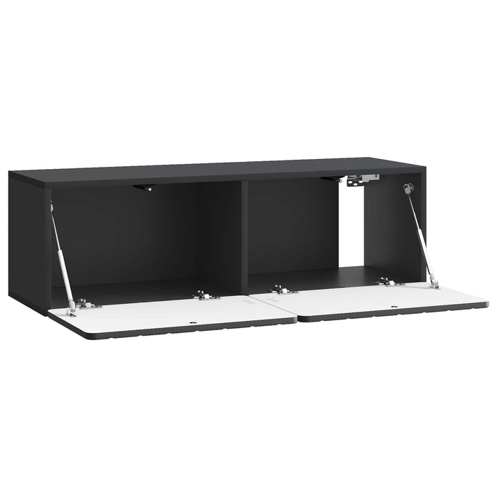 Oglindă TV montată pe perete Pe perete Negru 98 x 31 x 30 cm - WALTI WALTI