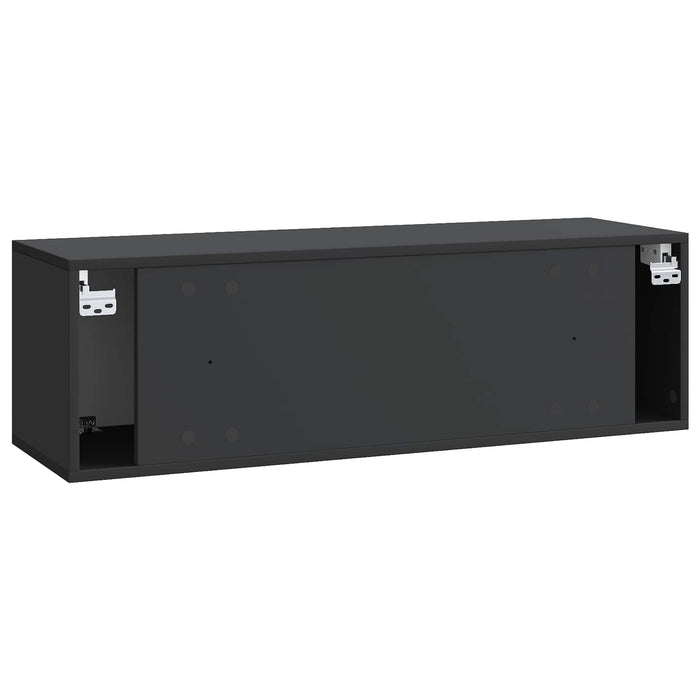Oglindă TV montată pe perete Pe perete Negru 98 x 31 x 30 cm - WALTI WALTI