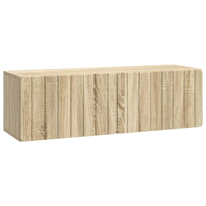Oglindă TV montată pe perete Stejar Sonoma 98 x 31 x 30 cm - WALTI WALTI