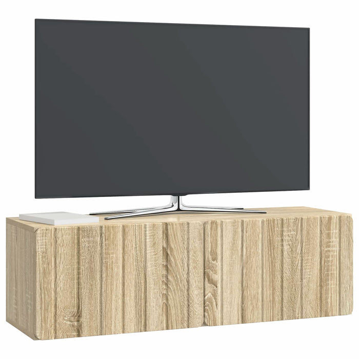 Oglindă TV montată pe perete Stejar Sonoma 98 x 31 x 30 cm - WALTI WALTI