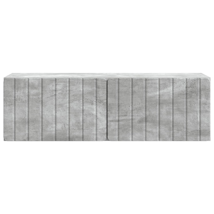 Oglindă TV montată pe perete Gri Beton 98 x 31 x 30 cm - WALTI WALTI