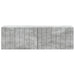 Oglindă TV montată pe perete Gri Beton 98 x 31 x 30 cm - WALTI WALTI