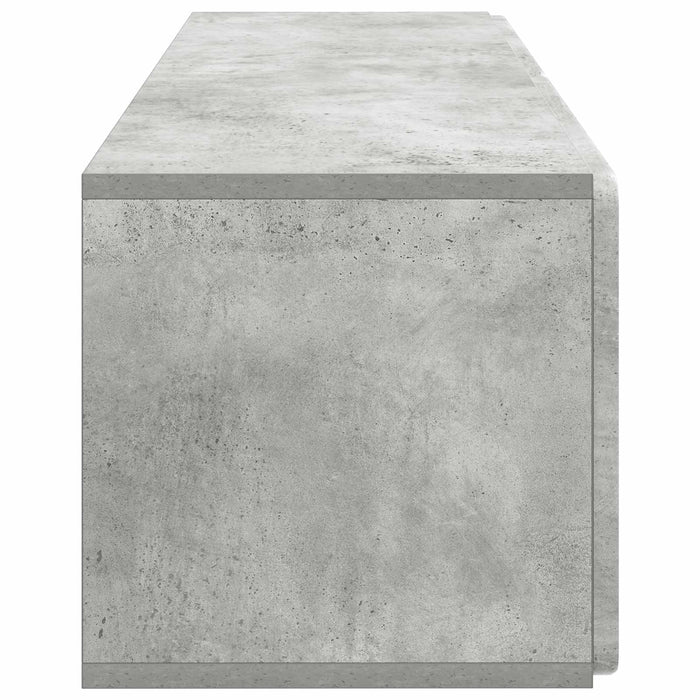 Oglindă TV montată pe perete Gri Beton 98 x 31 x 30 cm - WALTI WALTI