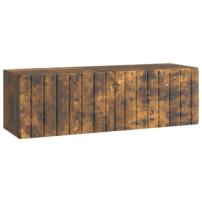 Oglindă TV montată pe perete Stejar fumuriu 98 x 31 x 30 cm - WALTI WALTI