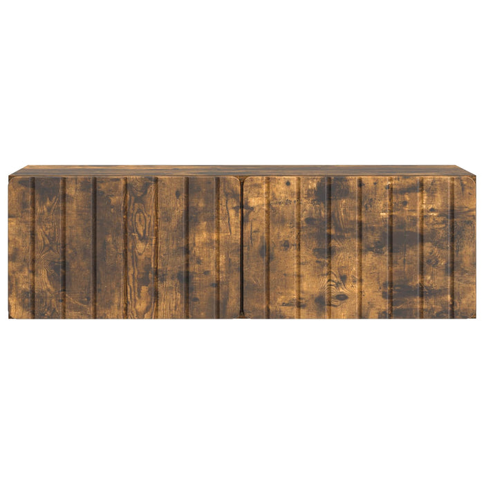 Oglindă TV montată pe perete Stejar fumuriu 98 x 31 x 30 cm - WALTI WALTI