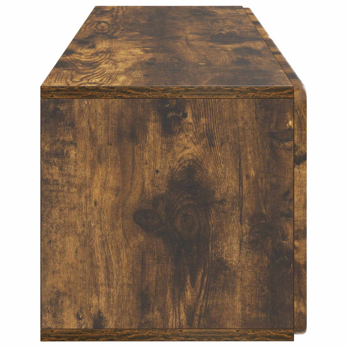 Oglindă TV montată pe perete Stejar fumuriu 98 x 31 x 30 cm - WALTI WALTI