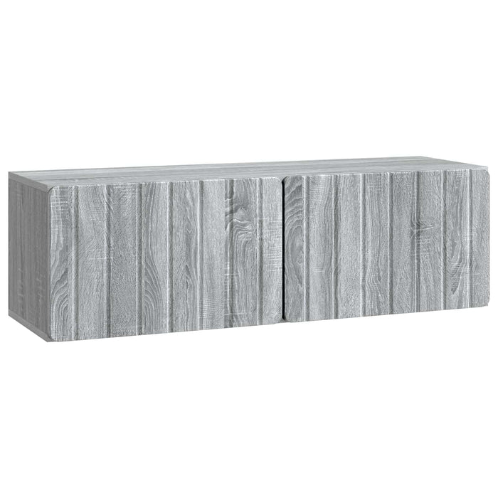 Oglindă TV montată pe perete Sonoma gri 98 x 31 x 30 cm - WALTI WALTI