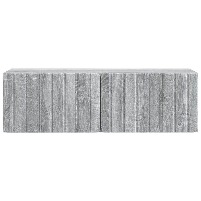 Oglindă TV montată pe perete Sonoma gri 98 x 31 x 30 cm - WALTI WALTI