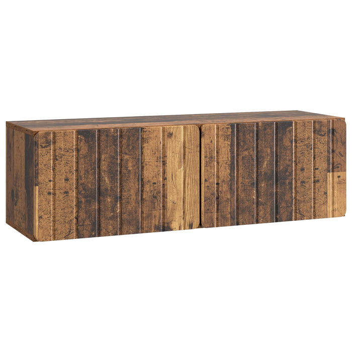 Oglindă TV montată pe perete Lemn vechi 98 x 31 x 30 cm - WALTI WALTI