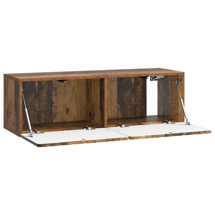 Oglindă TV montată pe perete Lemn vechi 98 x 31 x 30 cm - WALTI WALTI