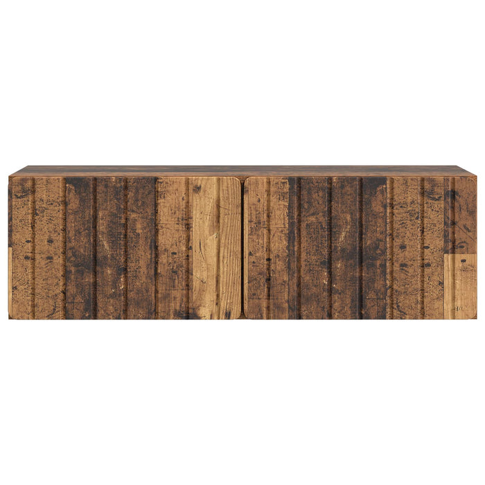 Oglindă TV montată pe perete Lemn vechi 98 x 31 x 30 cm - WALTI WALTI
