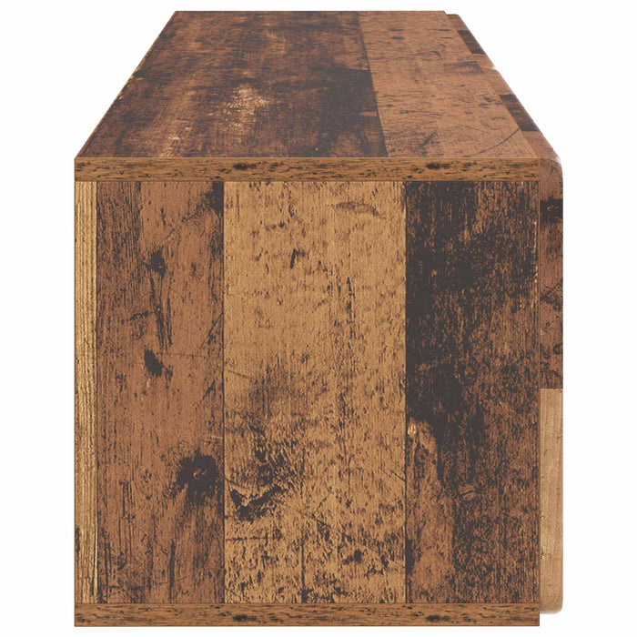 Oglindă TV montată pe perete Lemn vechi 98 x 31 x 30 cm - WALTI WALTI