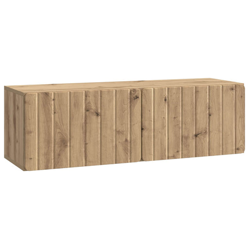 Oglindă TV montată pe perete Stejar Artizanal 98 x 31 x 30 cm - WALTI WALTI