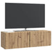 Oglindă TV montată pe perete Stejar Artizanal 98 x 31 x 30 cm - WALTI WALTI
