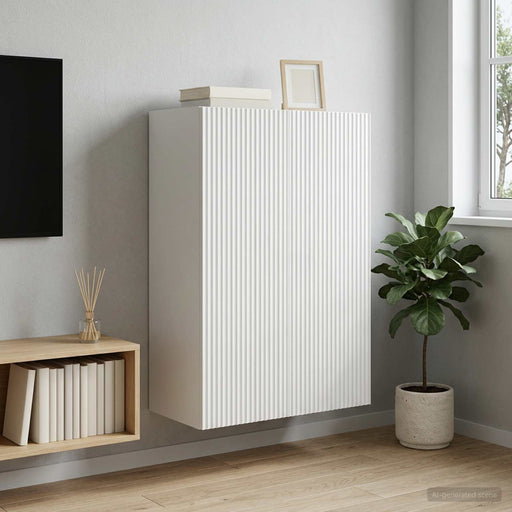 Dulap montat pe perete Alb 66 x 34,5 x 90 cm Lemn prelucrat - WALTI WALTI