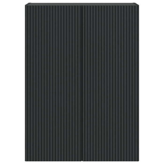 Dulap montat pe perete Negru 66 x 34,5 x 90 cm Lemn prelucrat - WALTI WALTI