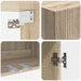 Dulap montat pe perete Stejar Sonoma 66 x 34,5 x 90 cm - WALTI WALTI