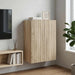 Dulap montat pe perete Stejar Sonoma 66 x 34,5 x 90 cm - WALTI WALTI