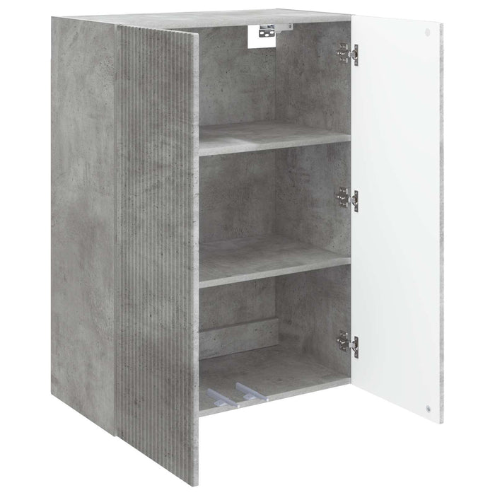 Dulap montat pe perete Gri Beton 66 x 34,5 x 90 cm WALTI
