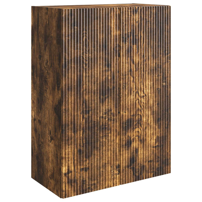 Dulap montat pe perete Stejar fumuriu 66 x 34,5 x 90 cm WALTI