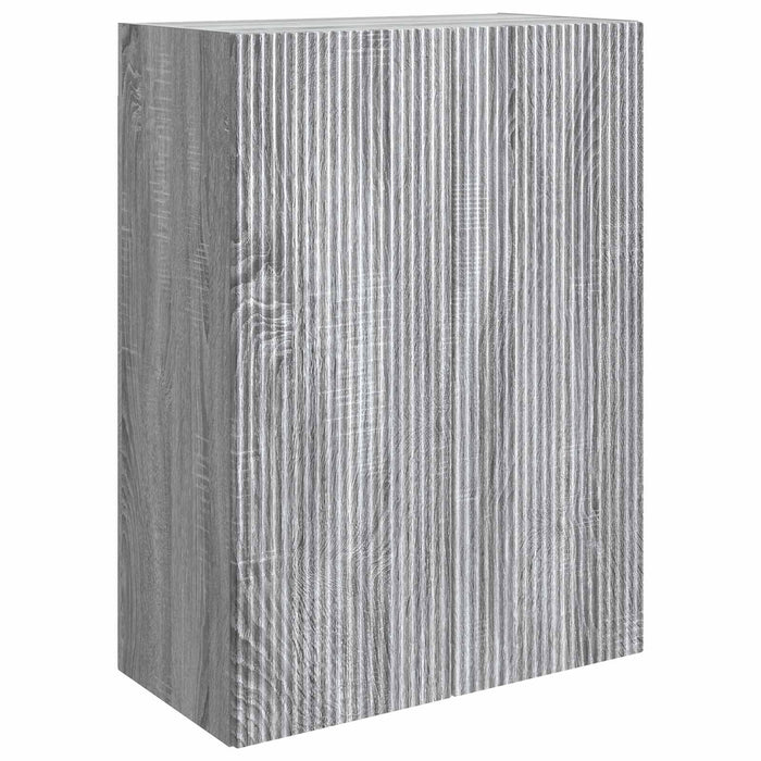 Dulap montat pe perete Sonoma gri 66 x 34,5 x 90 cm - WALTI WALTI
