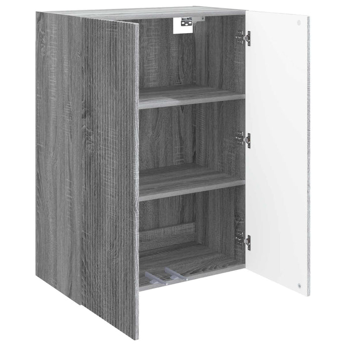 Dulap montat pe perete Sonoma gri 66 x 34,5 x 90 cm - WALTI WALTI