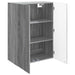 Dulap montat pe perete Sonoma gri 66 x 34,5 x 90 cm - WALTI WALTI