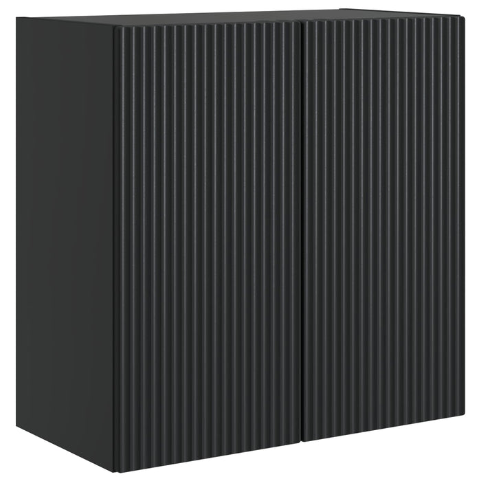 Dulap montat pe perete Negru 59 x 31 x 60 cm Lemn prelucrat - WALTI WALTI