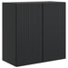 Dulap montat pe perete Negru 59 x 31 x 60 cm Lemn prelucrat - WALTI WALTI