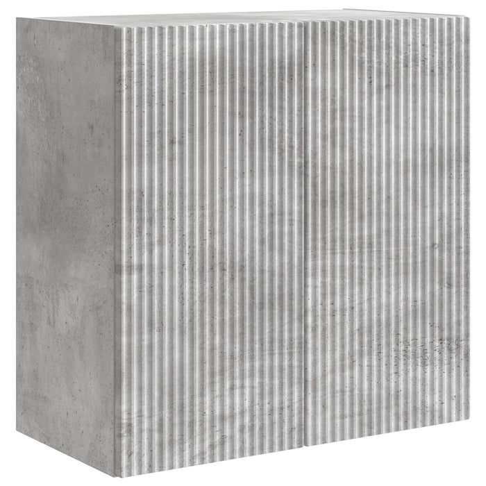 Dulap montat pe perete Gri Beton 59 x 31 x 60 cm Lemn prelucrat - WALTI WALTI
