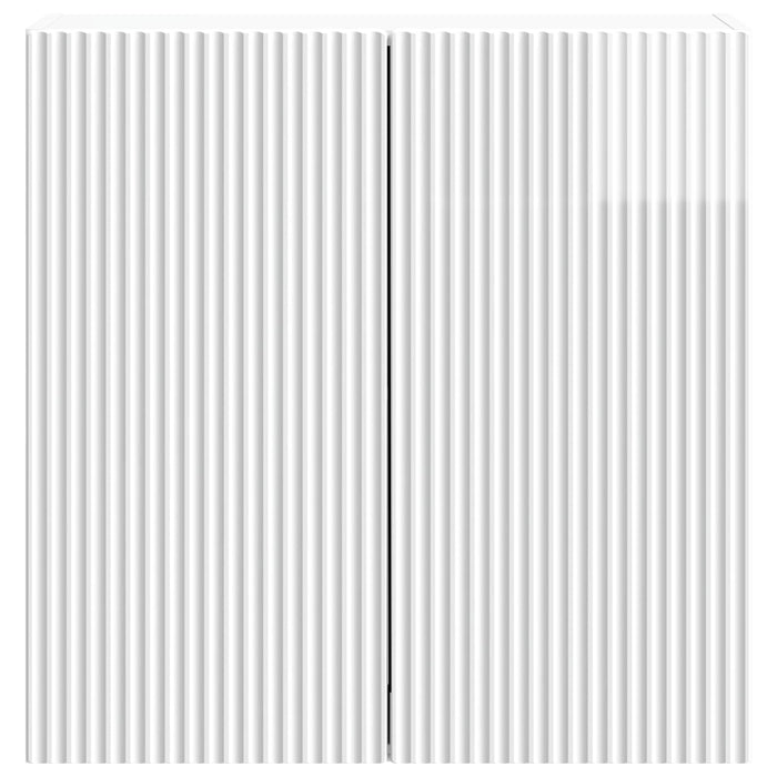 Dulap montat pe perete Alb foarte lucios 59 x 31 x 60 cm - WALTI WALTI