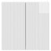 Dulap montat pe perete Alb foarte lucios 59 x 31 x 60 cm - WALTI WALTI