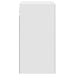 Dulap montat pe perete Alb foarte lucios 59 x 31 x 60 cm - WALTI WALTI