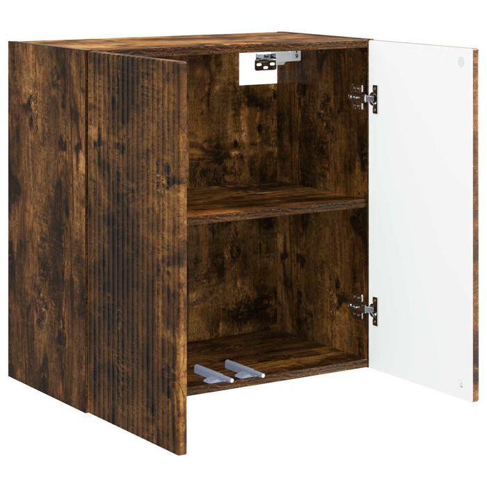 Dulap montat pe perete Stejar fumuriu 59 x 31 x 60 cm - WALTI WALTI