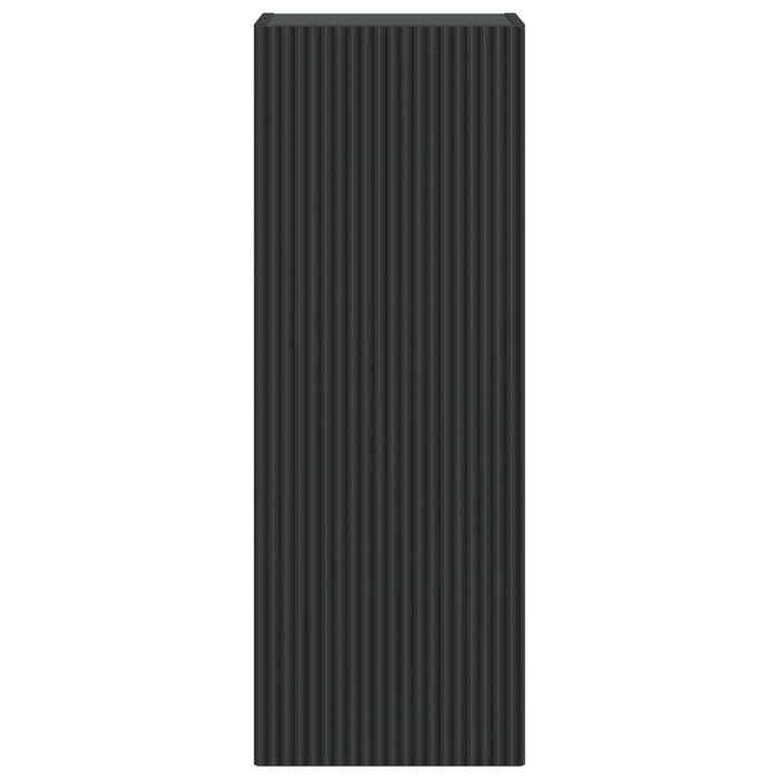 Dulap montat pe perete Negru 33 x 34,5 x 90 cm Lemn prelucrat - WALTI WALTI