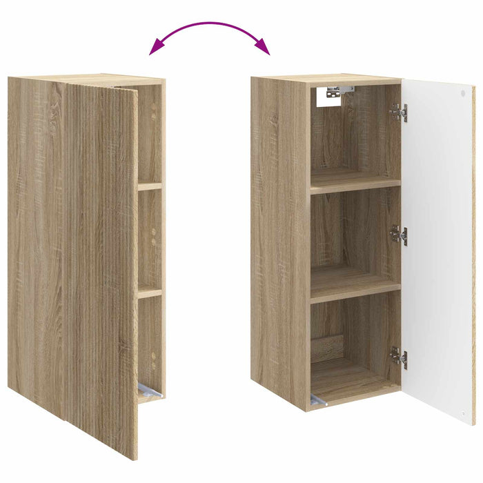 Dulap montat pe perete Stejar Sonoma 33 x 34,5 x 90 cm - WALTI WALTI