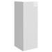 Dulap montat pe perete Alb foarte lucios 33 x 34,5 x 90 cm - WALTI WALTI