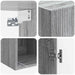 Dulap montat pe perete Sonoma gri 33 x 34,5 x 90 cm - WALTI WALTI