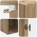 Dulap montat pe perete Stejar Artizanal 33 x 34,5 x 90 cm - WALTI WALTI