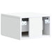 Dulap de noapte suspendat Alb 33 x 34,5 x 20 cm Lemn prelucrat - WALTI WALTI