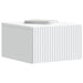 Dulap de noapte suspendat Alb 33 x 34,5 x 20 cm Lemn prelucrat - WALTI WALTI