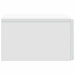 Dulap de noapte suspendat Alb 33 x 34,5 x 20 cm Lemn prelucrat - WALTI WALTI