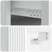 Dulap de noapte suspendat cu sertar 2 pcs Alb 33 x 34,5 x 20 cm - WALTI WALTI