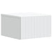 Dulap de noapte suspendat cu sertar 2 pcs Alb 33 x 34,5 x 20 cm - WALTI WALTI