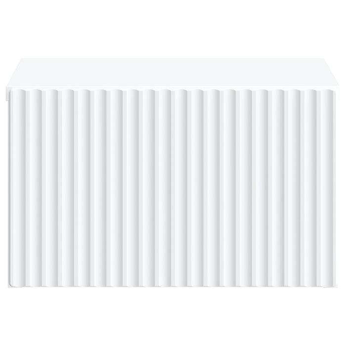 Dulap de noapte suspendat cu sertar 2 pcs Alb 33 x 34,5 x 20 cm - WALTI WALTI