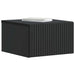 Dulap de noapte suspendat 2 pcs Negru 33 x 34,5 x 20 cm - WALTI WALTI