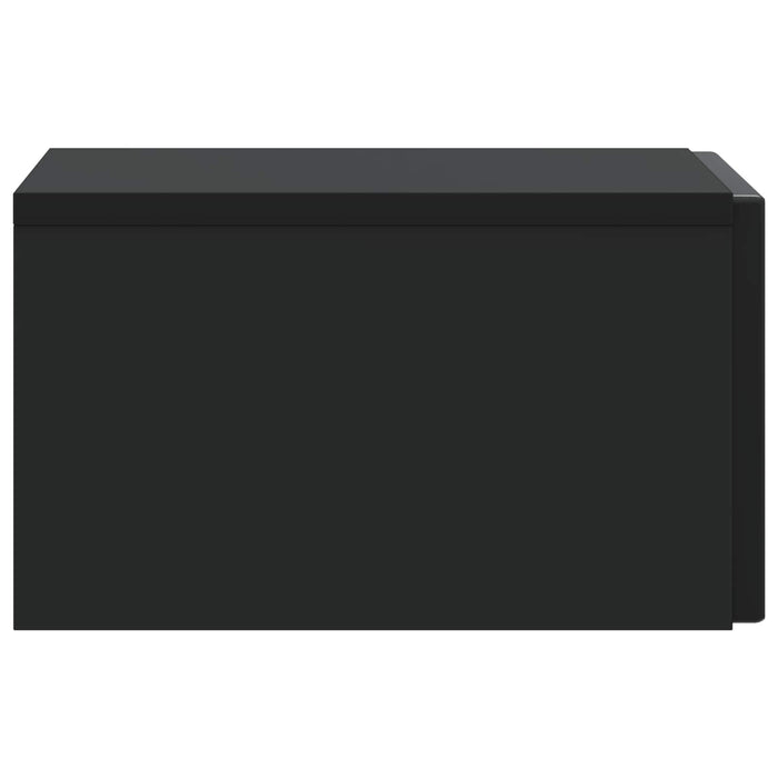 Dulap de noapte suspendat 2 pcs Negru 33 x 34,5 x 20 cm - WALTI WALTI