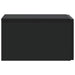 Dulap de noapte suspendat 2 pcs Negru 33 x 34,5 x 20 cm - WALTI WALTI