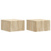 Dulap de noapte suspendat 2 pcs Stejar Sonoma 33 x 34,5 x 20 cm - WALTI WALTI